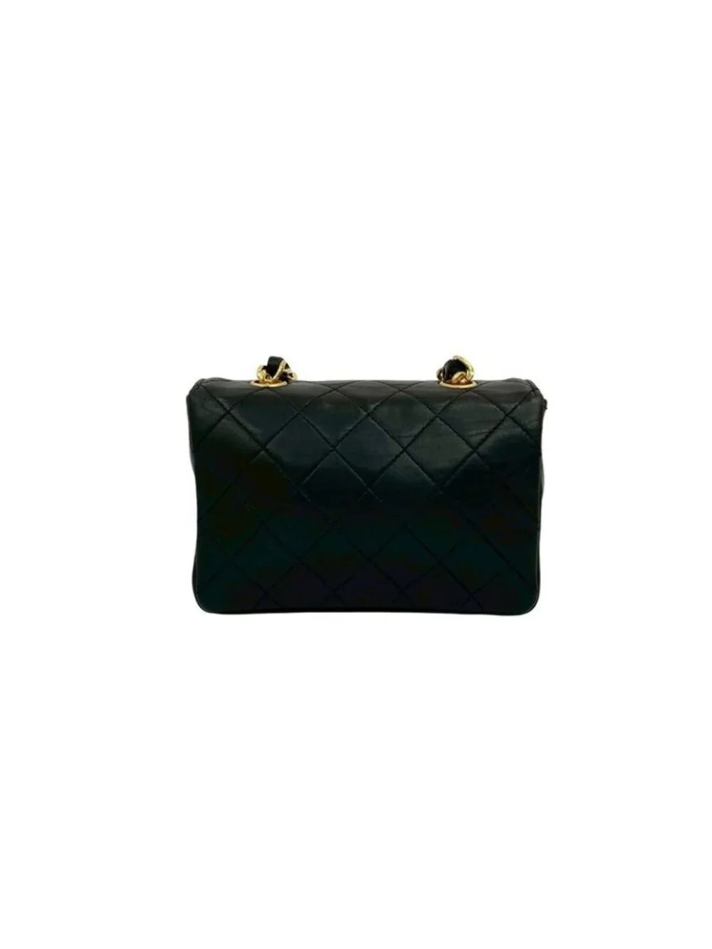 Chanel Quilted CC Logo Lambskin Leather Chain Shoulder Bag - Picture 3 of 9
